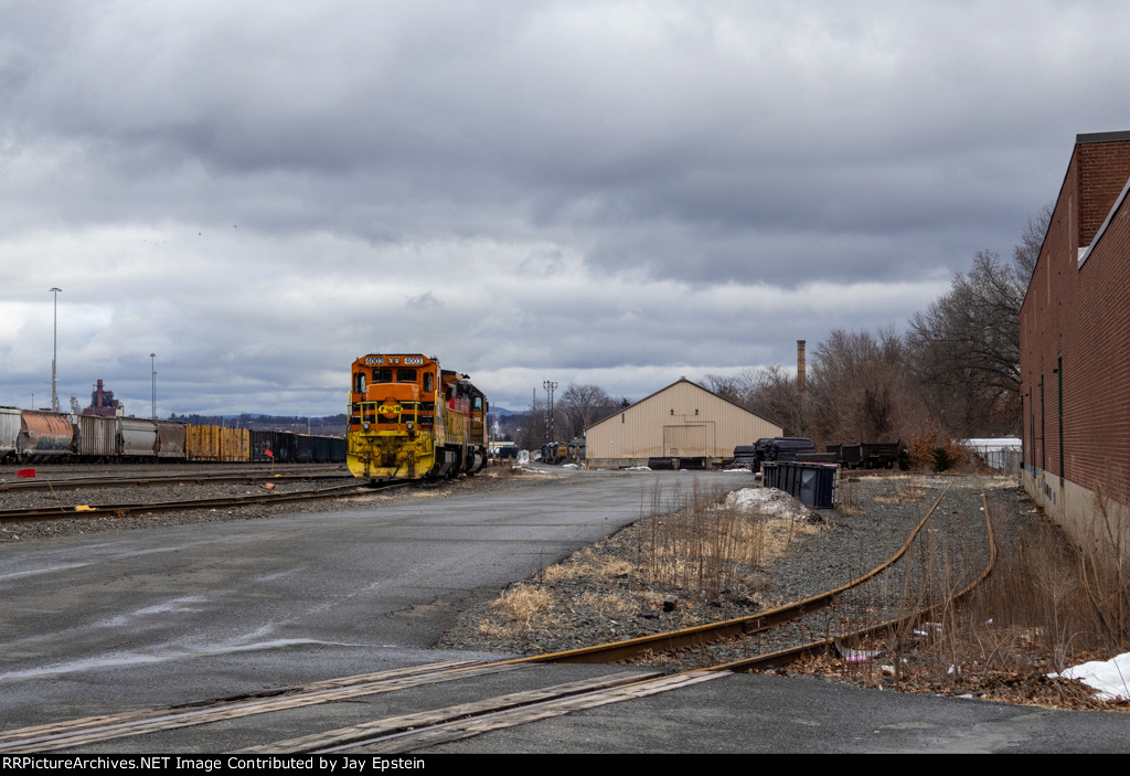 CSOR/ P&W power lays over at CSX's West Springfield Yard 